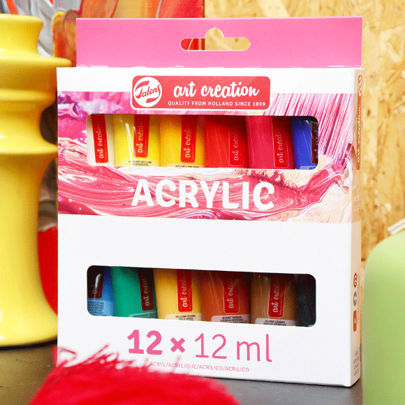 Набор акриловых красок, ArtCreation 12x12мл туба ластичная Royal Talens