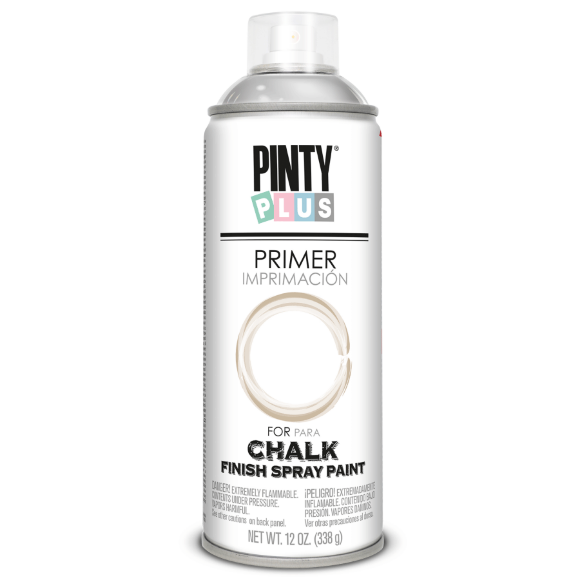 Грунт-аэрозоль Chalk-finish Белый матовый 400мл PINTYPLUS