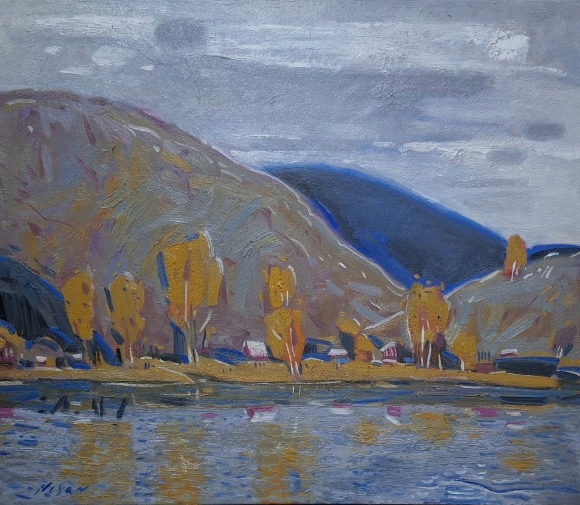 Картина Закарпатська осінь. Чорна гора, художник Носань Володимир