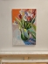 Painting Tulips 5, artist Nina Lytvyn