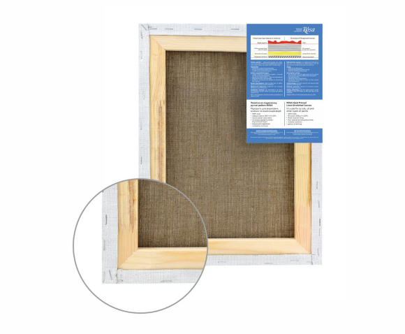 Підрамник 60×135 см модуль №2 середнє зерно олійний грунт льон ROSA Підрамник 60×135 см модуль №2 середнє зерно олійний грунт льон ROSA