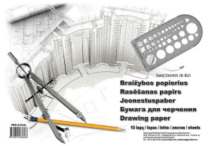 Склейка для рисунка For Education А4 160 г/м2 10л SM-LT Art