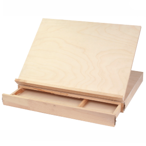 Мольберт-планшет настольный А3+ 50×8,5×38см с ящиком фанера В УПАКОВКЕ ROSA Studio