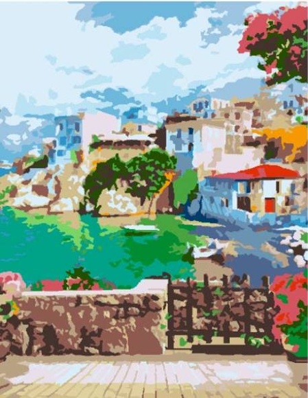 Картина по номерам „Пейзаж 5.78“ 35×45см ROSA START