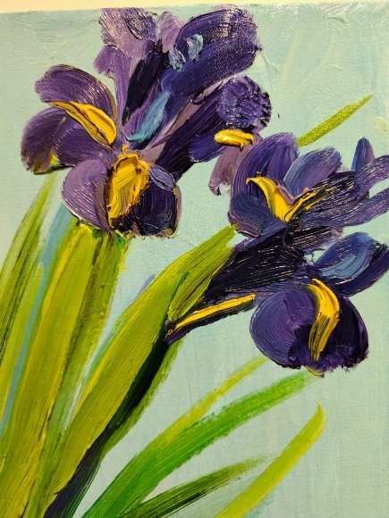 Painting Iris 2, artist Nina Nina Lytvyn