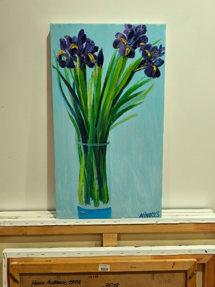 Painting Iris 2, artist Nina Nina Lytvyn
