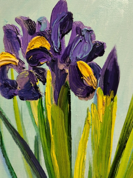 Painting Iris 2, artist Nina Nina Lytvyn