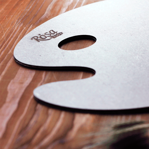 Палитра деревянная овальная МДФ грунтованная 25х35см ROSA Studio Палитра деревянная овальная МДФ грунтованная 25х35см ROSA Studio