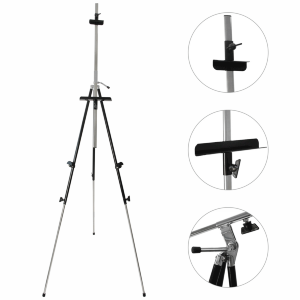 Мольберт-треногая металлическая (92х92х203см) высота полотна до 78см (15131) D K ART & CRAFT