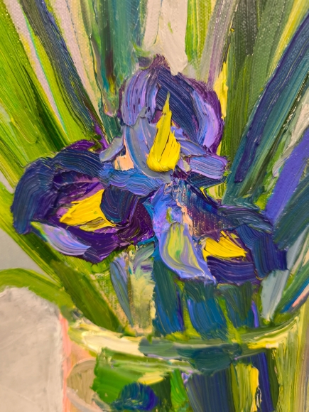 Painting Iris, artist Nina Nina Lytvyn