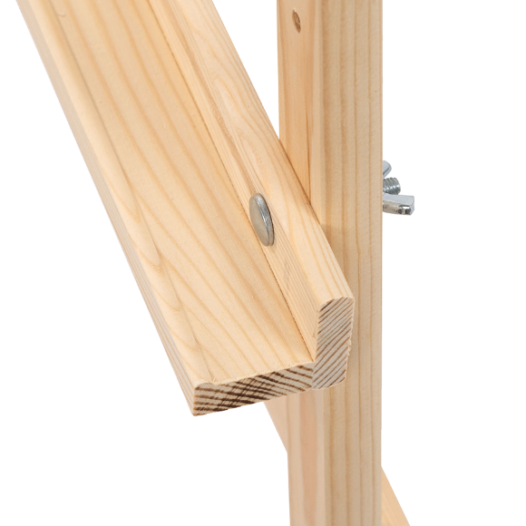 Мольберт стационарный №41 Лира сосна 71×80×170см мак высота полотна 124см ROSA Studio