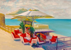 Painting Acre, artist Nina Lytvyn