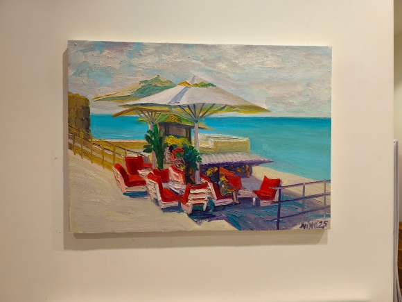 Painting Acre, artist Nina Lytvyn