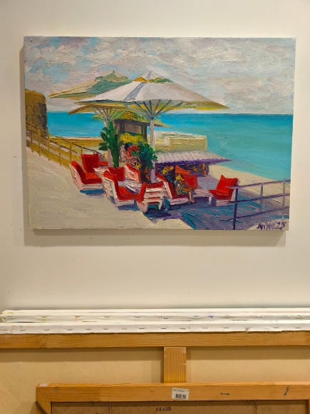 Painting Acre, artist Nina Lytvyn