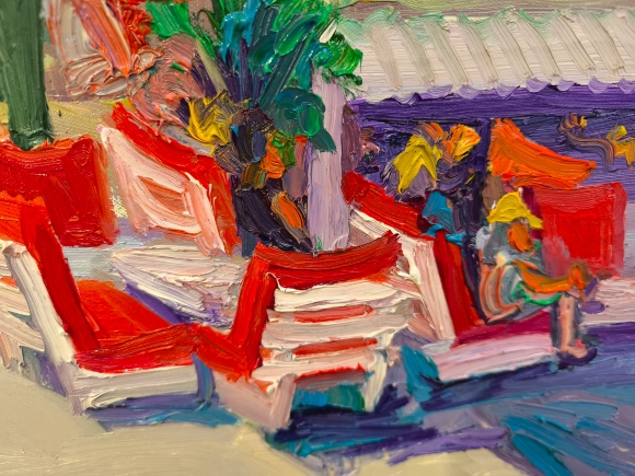 Painting Acre, artist Nina Lytvyn