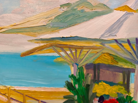 Painting Acre, artist Nina Lytvyn