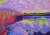 Painting Twilight, artist Elena Polovna-Vasilyeva