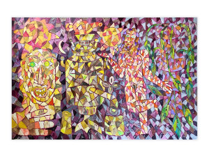 Painting 2x3 meters "Evening", artist Boyko Peter Painting 2x3 meters