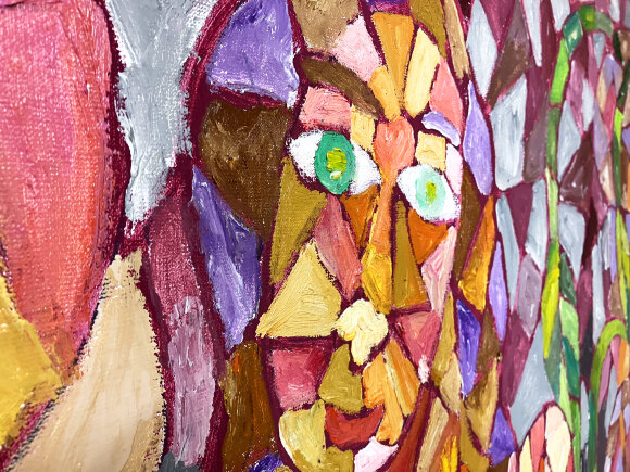 Картина 2х3 метра "Вечер", художник Бойко Петр