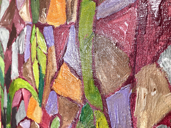 Картина 2х3 метра "Вечер", художник Бойко Петр