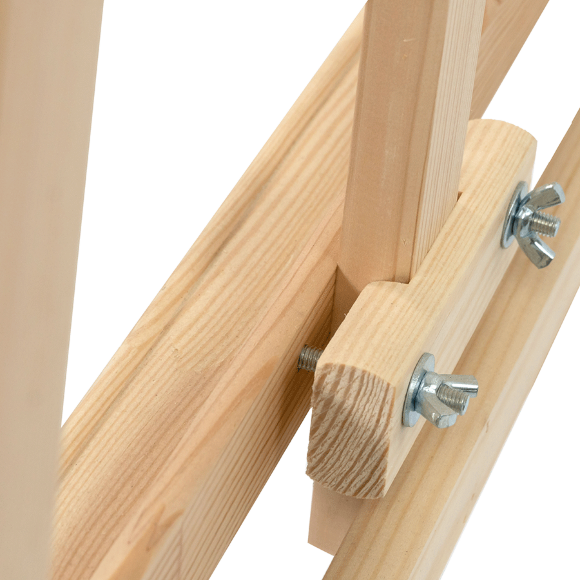 Мольберт стационарный №41 Лира сосна 71×80×170см мак высота полотна 124см ROSA Studio