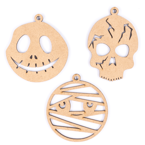 Набор заготовок „Halloween“ 1, МДФ, 3шт, ROSA TALENT