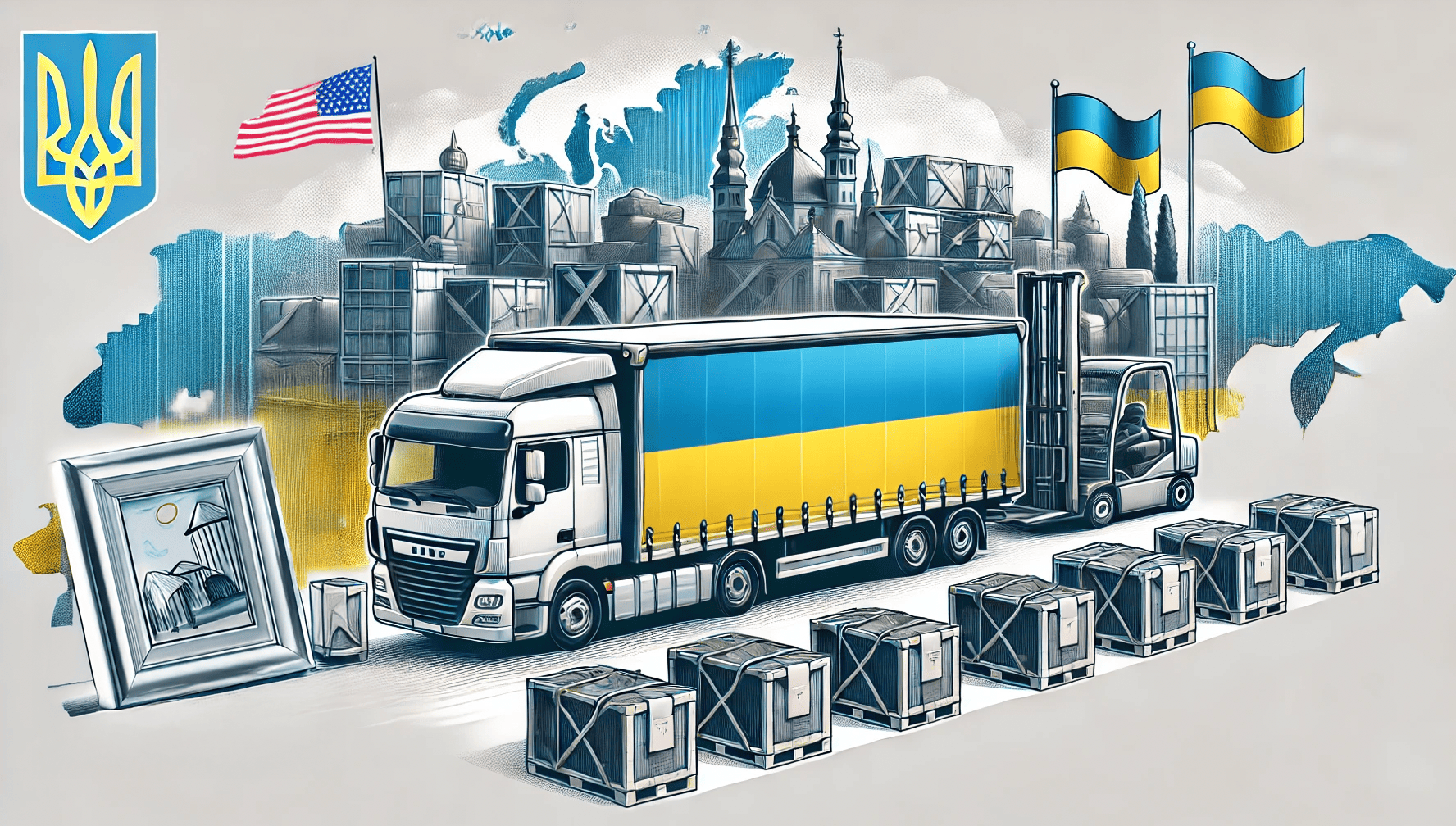 Перевозка и доставка предметов искусства из Украины в США, Канаду, Мексику и Бразилию